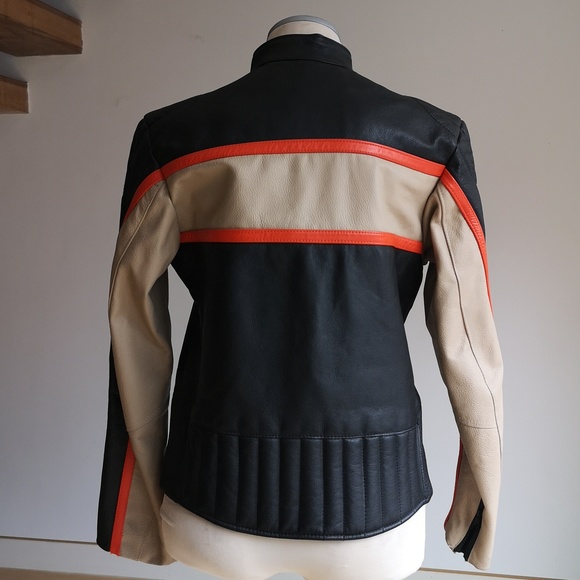 Leather Motorcycle Jacket - Picture 3 of 8